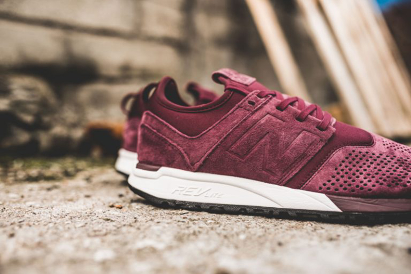 NEW BALANCE 247 BURGUNDY MRL247LR 酒红色 图片4