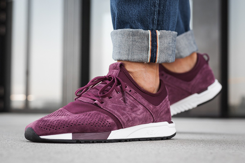 NEW BALANCE 247 BURGUNDY MRL247LR 酒红色 图片6