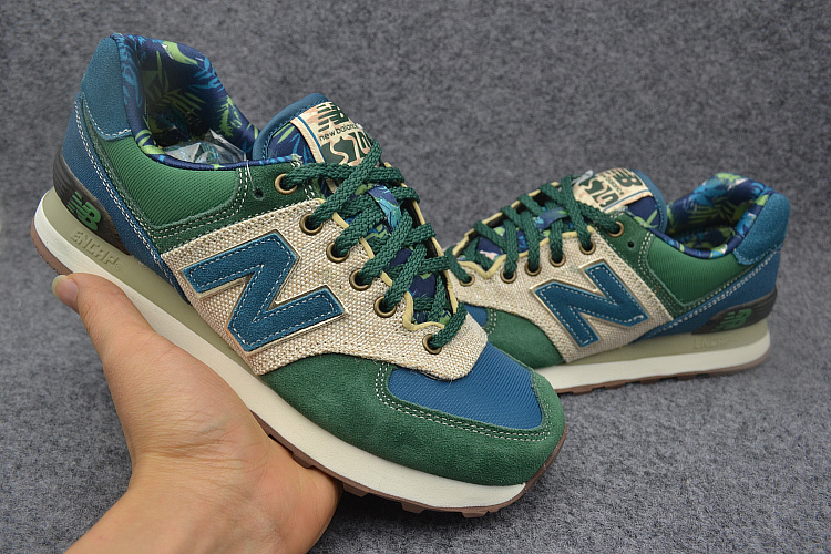 New Balance ML574OHT  NB新百伦 蓝绿色系列 图片2