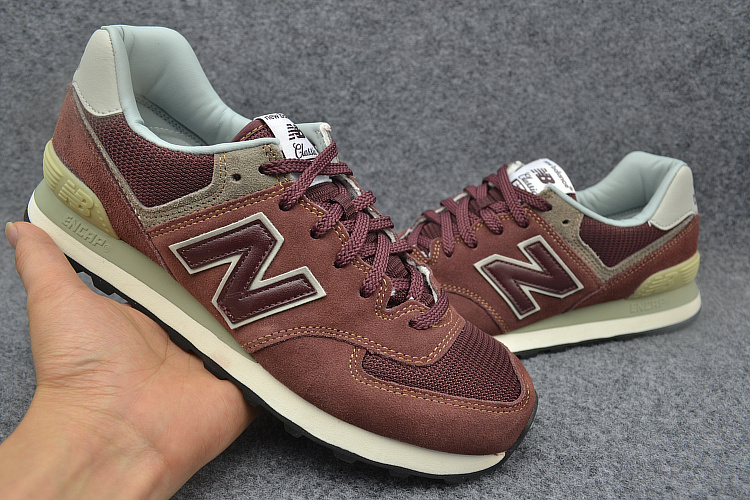 New Balance ML574VB  NB新百伦 酒红色系列 图片2