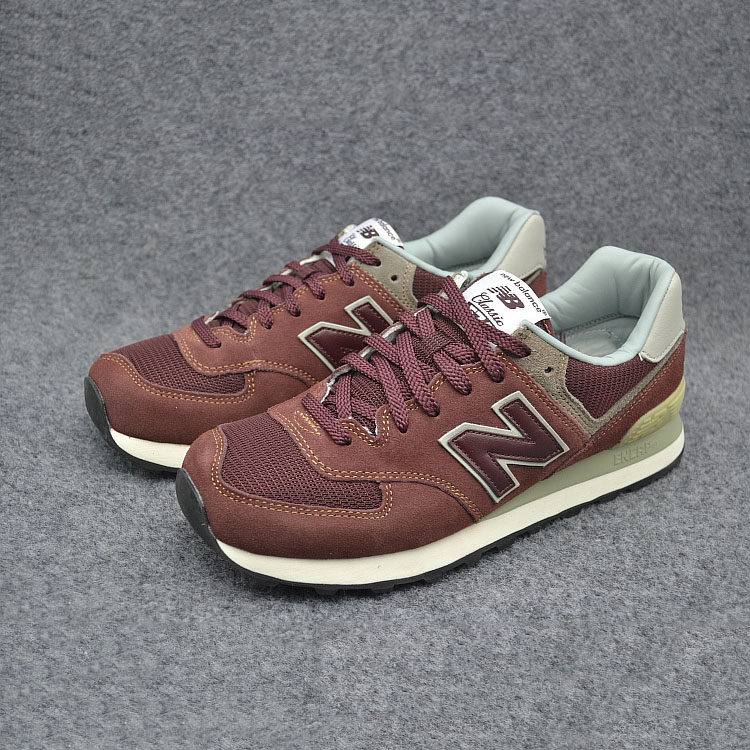 New Balance ML574VB  NB新百伦 酒红色系列 图片14