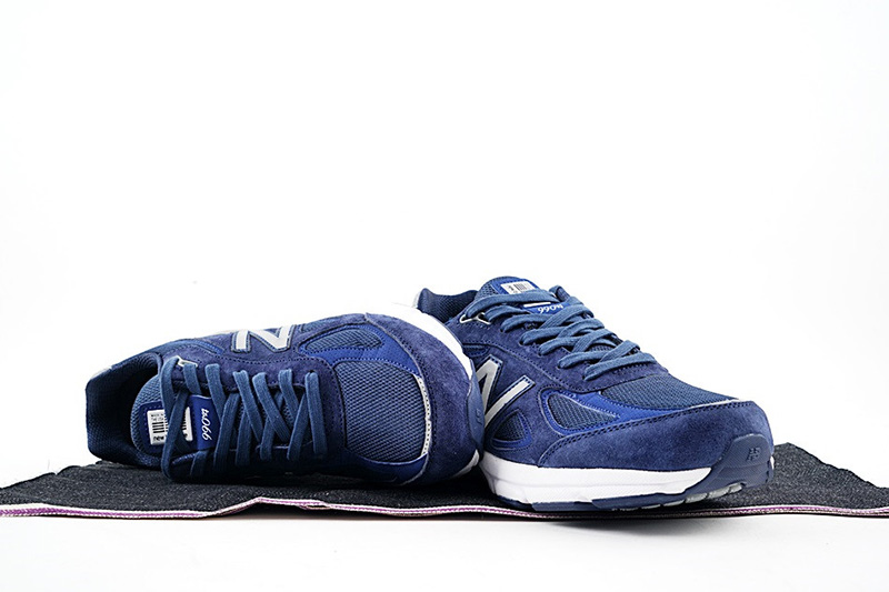 New Balance in USA M990V4代系列 复古运动跑步鞋海军蓝 图片3