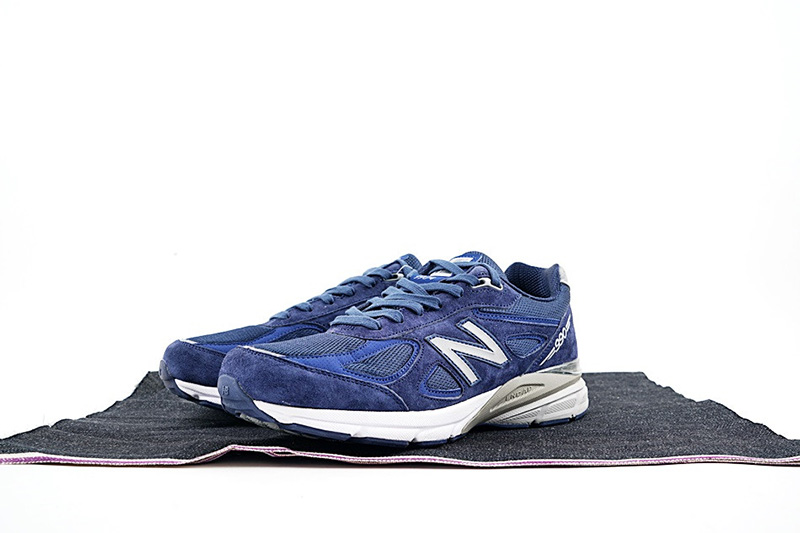 New Balance in USA M990V4代系列 复古运动跑步鞋海军蓝 图片5