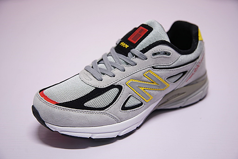 New Balance in USA M990V4代系列 复古运动跑步鞋元祖灰黑红黄 图片1