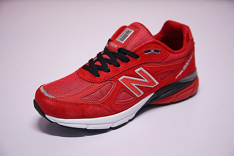 New Balance in USA M990V4代系列 复古运动跑步鞋“中国红黑白”