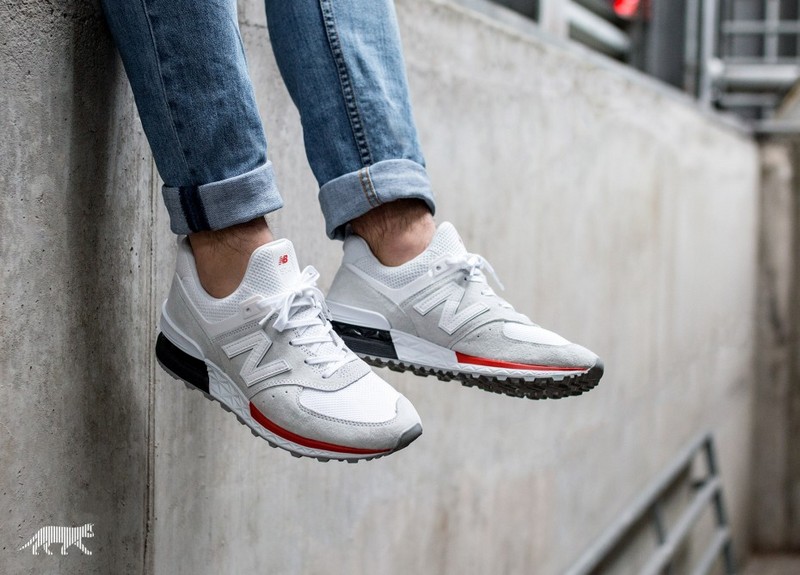 莆田高仿鞋 New Balance 574 Fresh Foam in White/Red“白色”