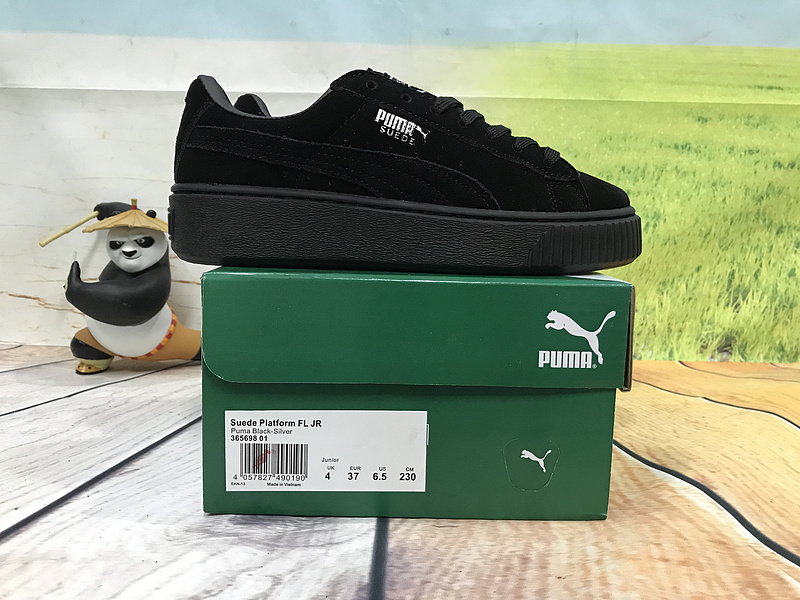 彪马 Puma Basket platform suede 厚底增高鞋 图片2