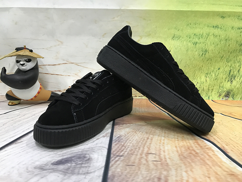 彪马 Puma Basket platform suede 厚底增高鞋 图片5