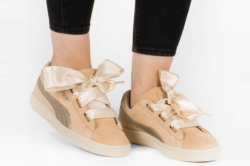 彪马 PUMA BASKET HEART UP (NATURAL VACHETTA )   杏色 图片1