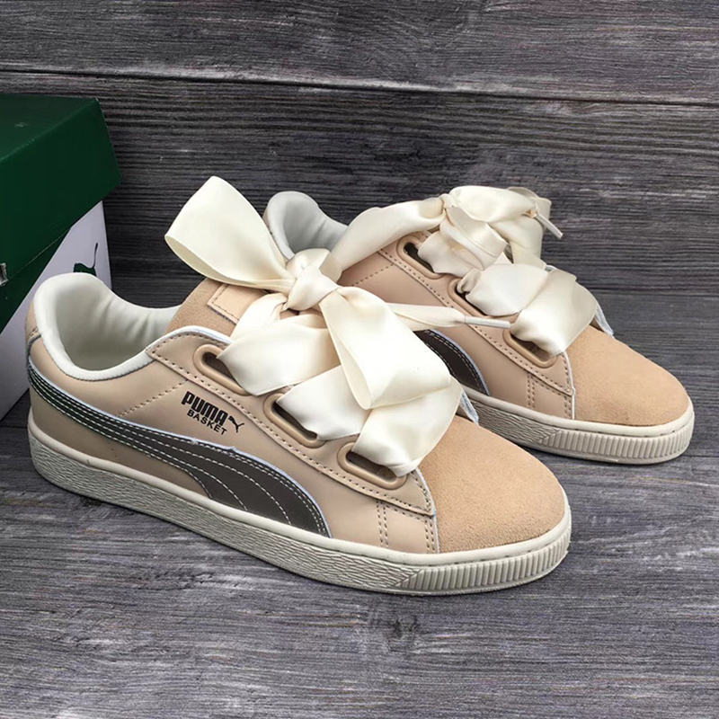 彪马 PUMA BASKET HEART UP (NATURAL VACHETTA )   杏色 图片4