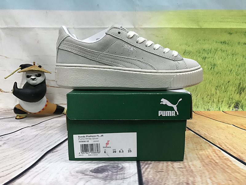 彪马 Puma Basket platform suede 厚底增高鞋 图片2