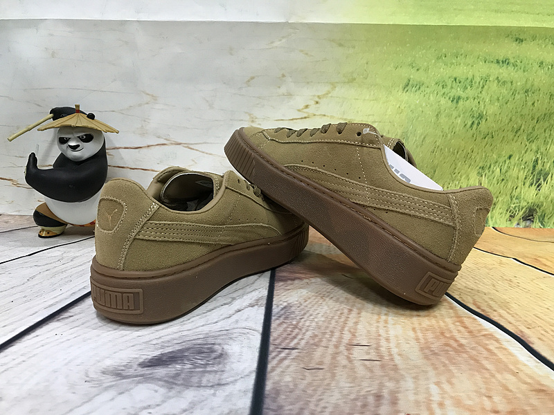 彪马 Puma Basket platform suede 厚底增高鞋 图片4