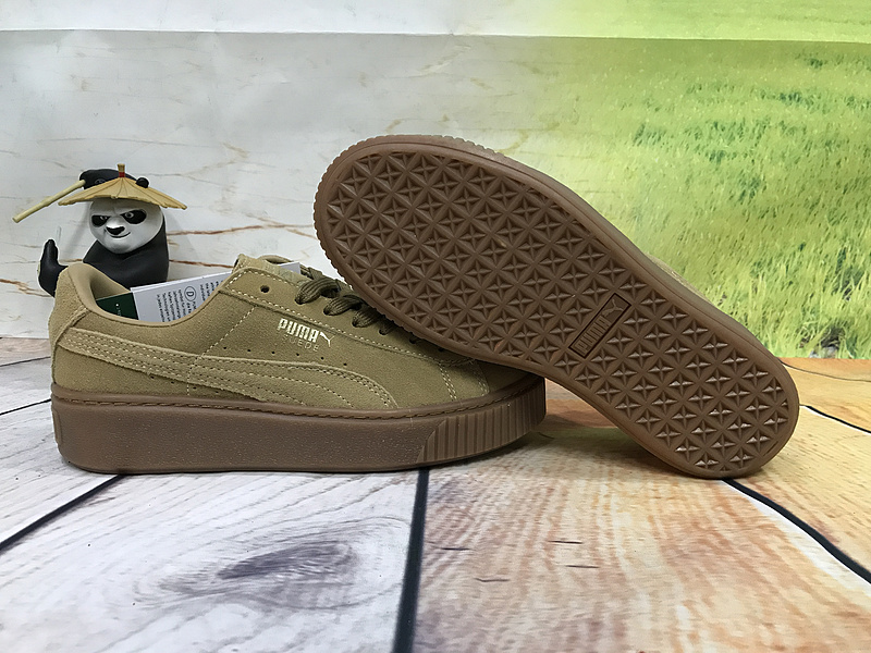 彪马 Puma Basket platform suede 厚底增高鞋 图片3