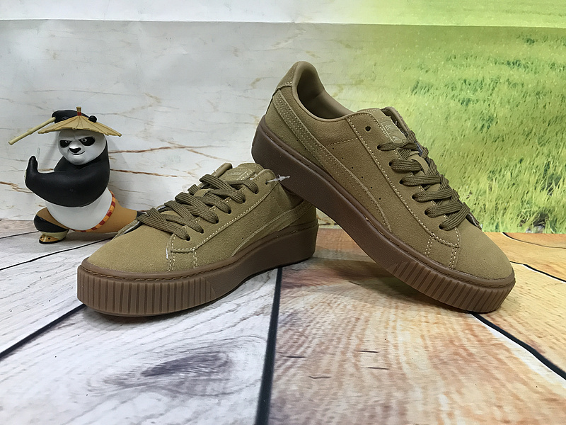 彪马 Puma Basket platform suede 厚底增高鞋 图片7