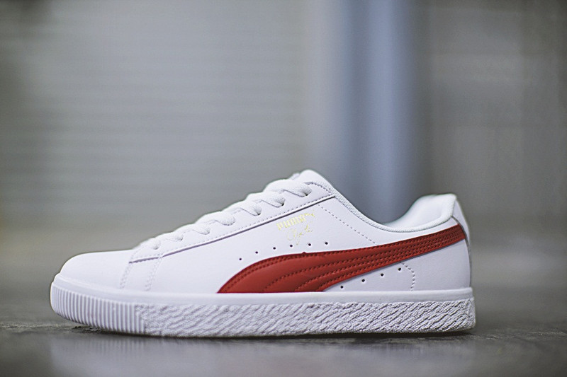 puma clyde core L foil lux金标高阶sneaker 红白色 图片3