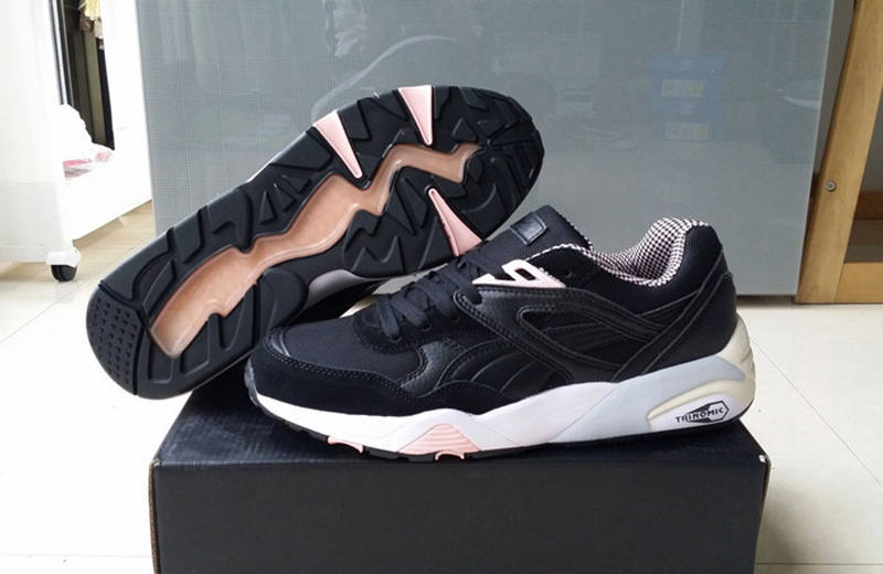 Puma R698 X Vashtie 联名复古sneaker 黑粉 图片4