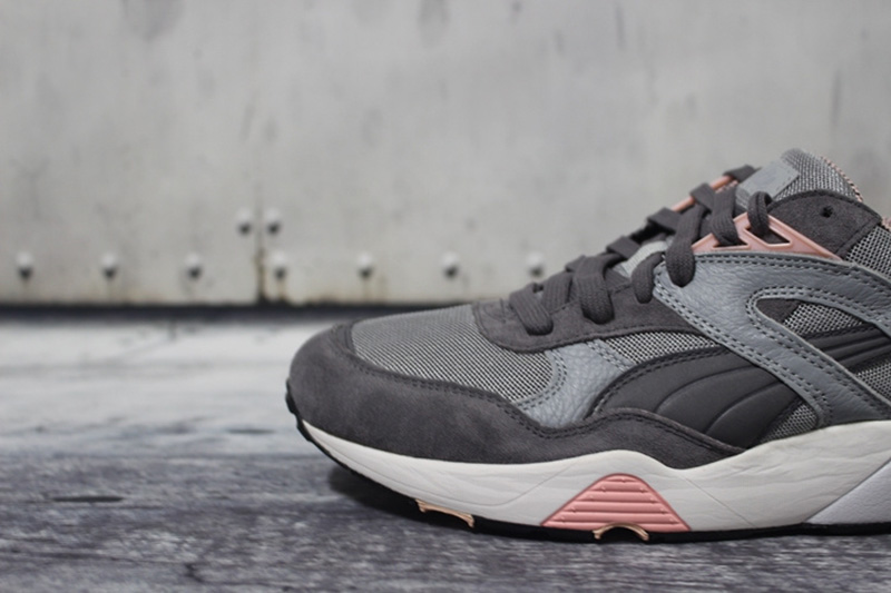 Puma R698 X Vashtie 联名复古sneaker 灰粉 图片4