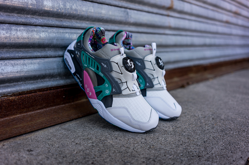 Puma Disc Blaze x GraphersRock 限量联名款 飞蝶转盘复古跑鞋 图片12