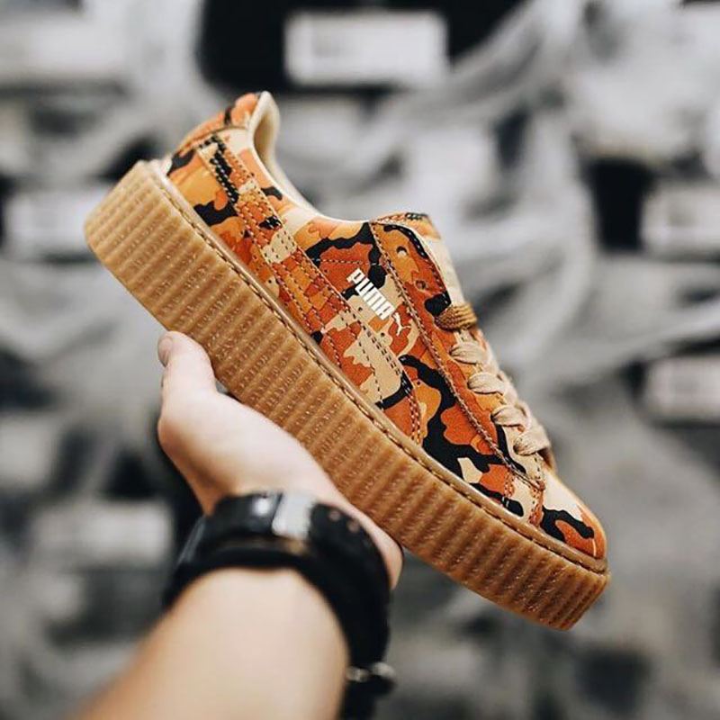 PUMA X Rihanna Creepers 迷彩松糕鞋 图片4