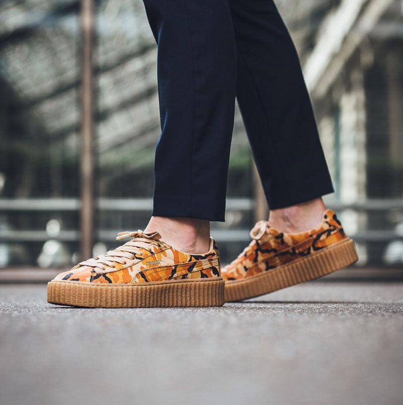 PUMA X Rihanna Creepers 迷彩松糕鞋 图片7