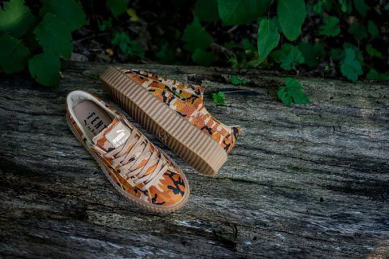 PUMA X Rihanna Creepers 迷彩松糕鞋 图片8