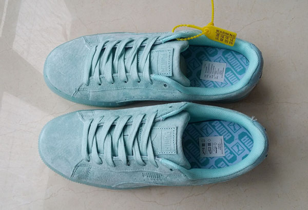 复活节彩蛋 果冻底 Puma Suede Classic Easter FM 薄荷色 图片4