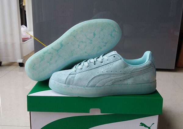 复活节彩蛋 果冻底 Puma Suede Classic Easter FM 薄荷色 图片5