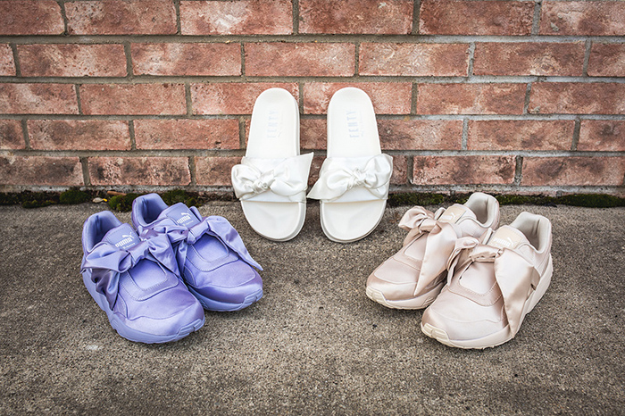 Rihanna x Puma Fenty Bow Trinomic sweet lavender 香槟白