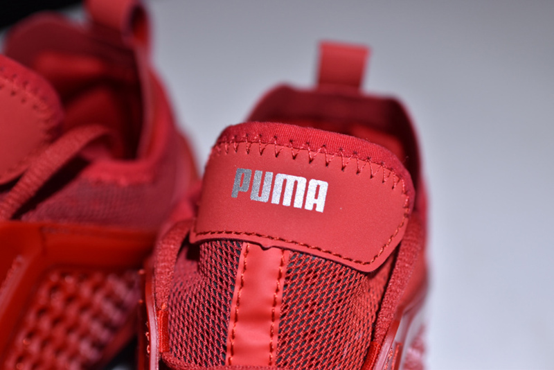 Puma Ignite Limitless机能武士缓震透气跑步鞋 红色 图片2