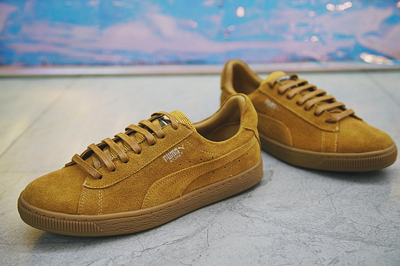 Puma Suede Classic Basket 经典皮革板鞋系列麦黄生胶底 图片5