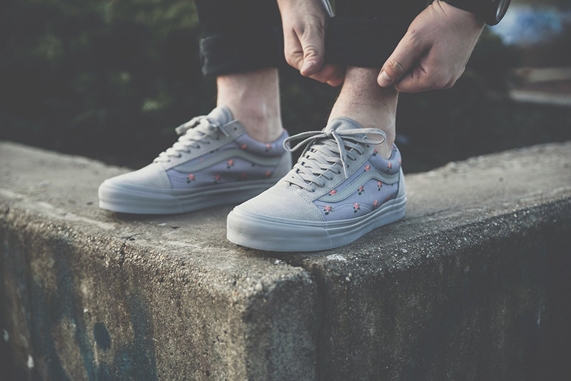 UNDERCOVER x Vans OG Old Skool LX 联名鞋款帆布滑板板鞋 淡紫色 图片7