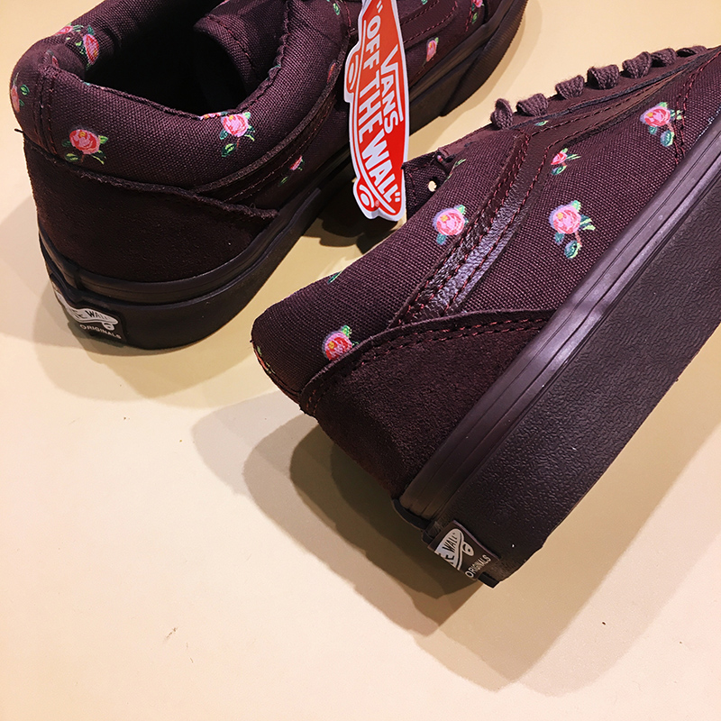 UNDERCOVER x Vans OG Old Skool LX 联名鞋款帆布滑板板鞋 酒红色 图片5