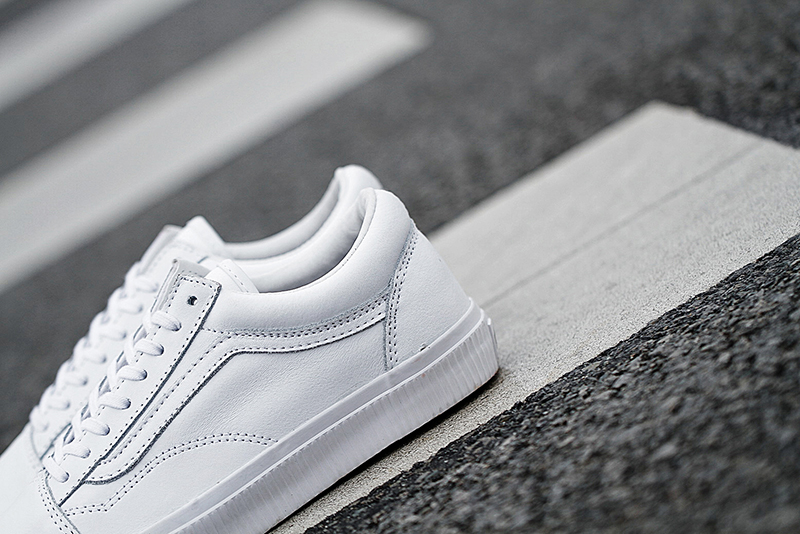 VANS OLD SKOOL (EMBOSSED SIDEWALL) 白色 图片4