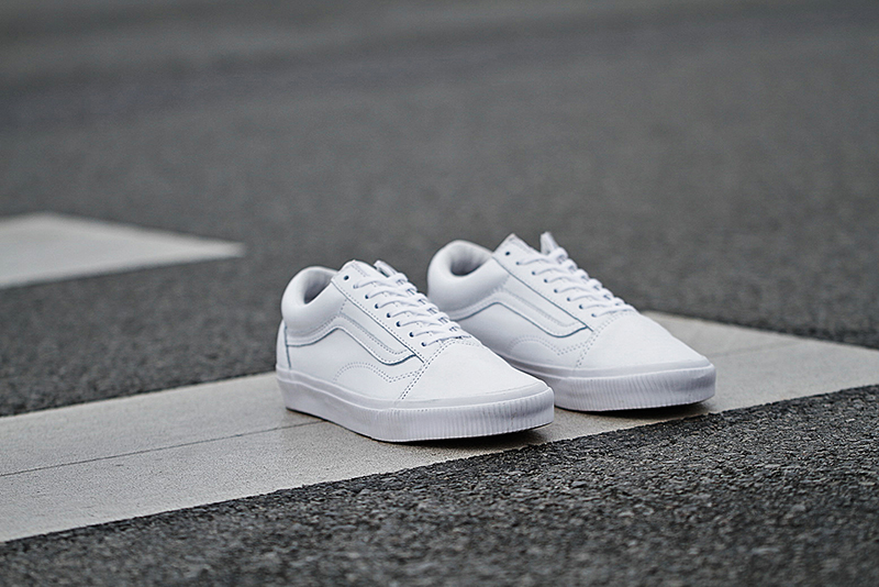 VANS OLD SKOOL (EMBOSSED SIDEWALL) 白色 图片5