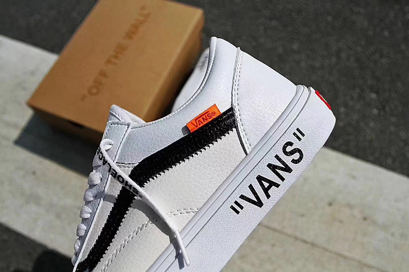 OFF-WHITE x Vans oldskool Virgil Abloh白色 图片3