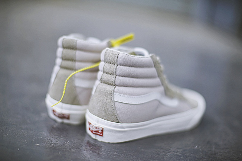 Vans Vault OG SK8 HI LX  高帮硫化板鞋系列   月光灰 图片8