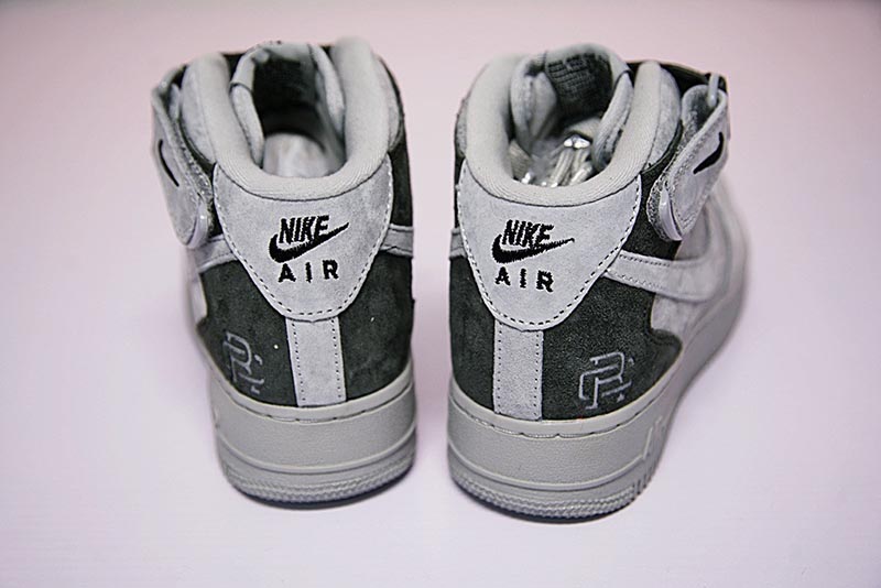 Reigning Champ x Nike Air Force 1 Mid 07空军 中帮经典板鞋麂皮灰暗灰 图片4