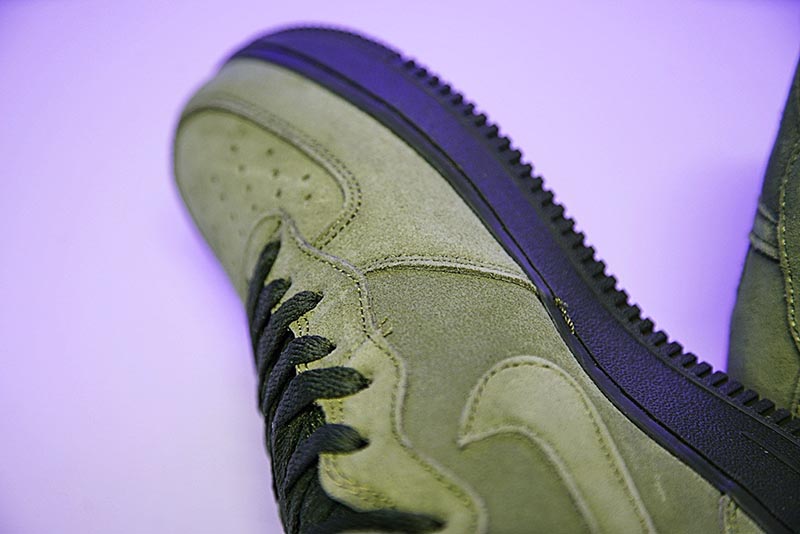 Nike Air Force 1 High ‘07 LV8 Suede空军一号经典高帮麂皮板鞋橄榄绿 图片4