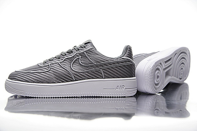 Nike Air Force  Ultraforce  low  LV8  空军一号纤维面  浅灰 图片2