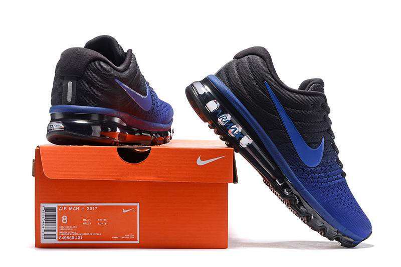 Nike Air Max 2017 耐克气垫跑步鞋全黑 图片9