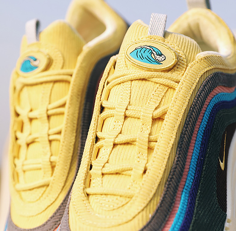 NIKE灯芯绒彩虹子弹Sean Wotherspoon Mx 97/1「Hybrid」古着灯芯绒彩虹 图片6