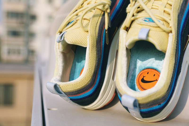 NIKE灯芯绒彩虹子弹Sean Wotherspoon Mx 97/1「Hybrid」古着灯芯绒彩虹 图片8