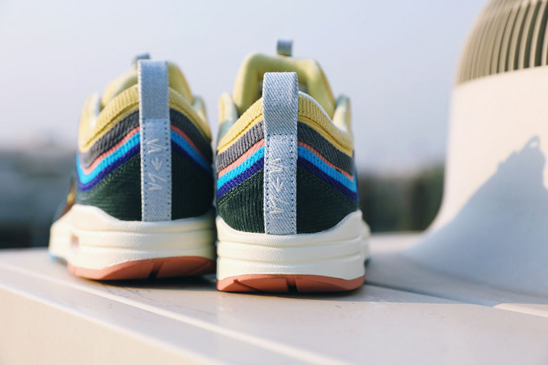 NIKE灯芯绒彩虹子弹Sean Wotherspoon Mx 97/1「Hybrid」古着灯芯绒彩虹 图片7