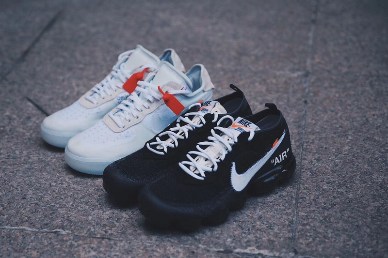 耐克  OFF WHITE x NIKE AIR VAPOR MAX OW 黑白橘 图片9