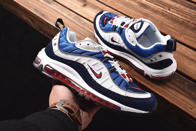  Air Max 98 Gundam 20周年 蓝白红勾 图片1