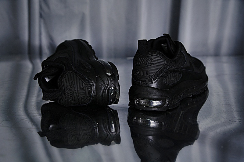 Nike Air Max 90+97 hybrid   混合版气垫慢跑鞋  全黑 图片8