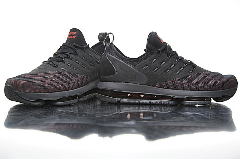 Nike Air Max DLX 20PSI系列全掌气垫跑鞋  水泥灰黑桔红 图片4