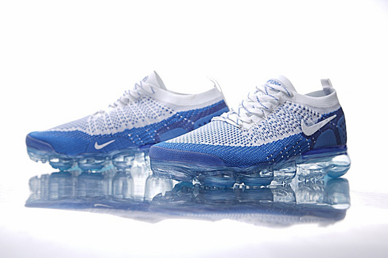 Nike Air VaporMax  Flyknit 蒸汽大底慢跑鞋  宝蓝白 图片2