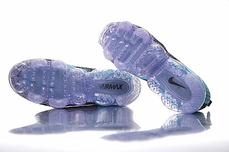 Nike Air VaporMax  Flyknit 蒸汽大底慢跑鞋   黑月兰粉 图片9