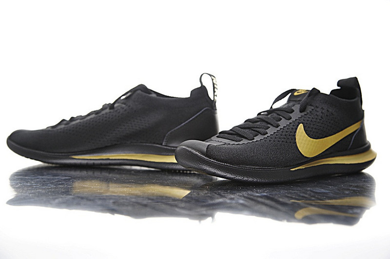 Nike Cortez Flyknit 袜套式阿甘经典跑鞋    黑金 图片2